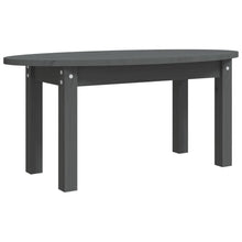 Salontafel 80X40X35 Cm Massief Grenenhout Grijs