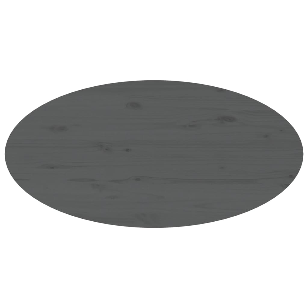 Salontafel 80X40X35 Cm Massief Grenenhout Grijs