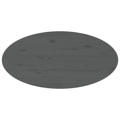 Salontafel 80X40X35 Cm Massief Grenenhout Grijs