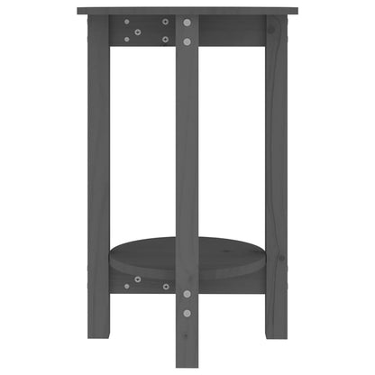 Salontafel Massief Grenenhout Ø 40 x 60 cm Grijs