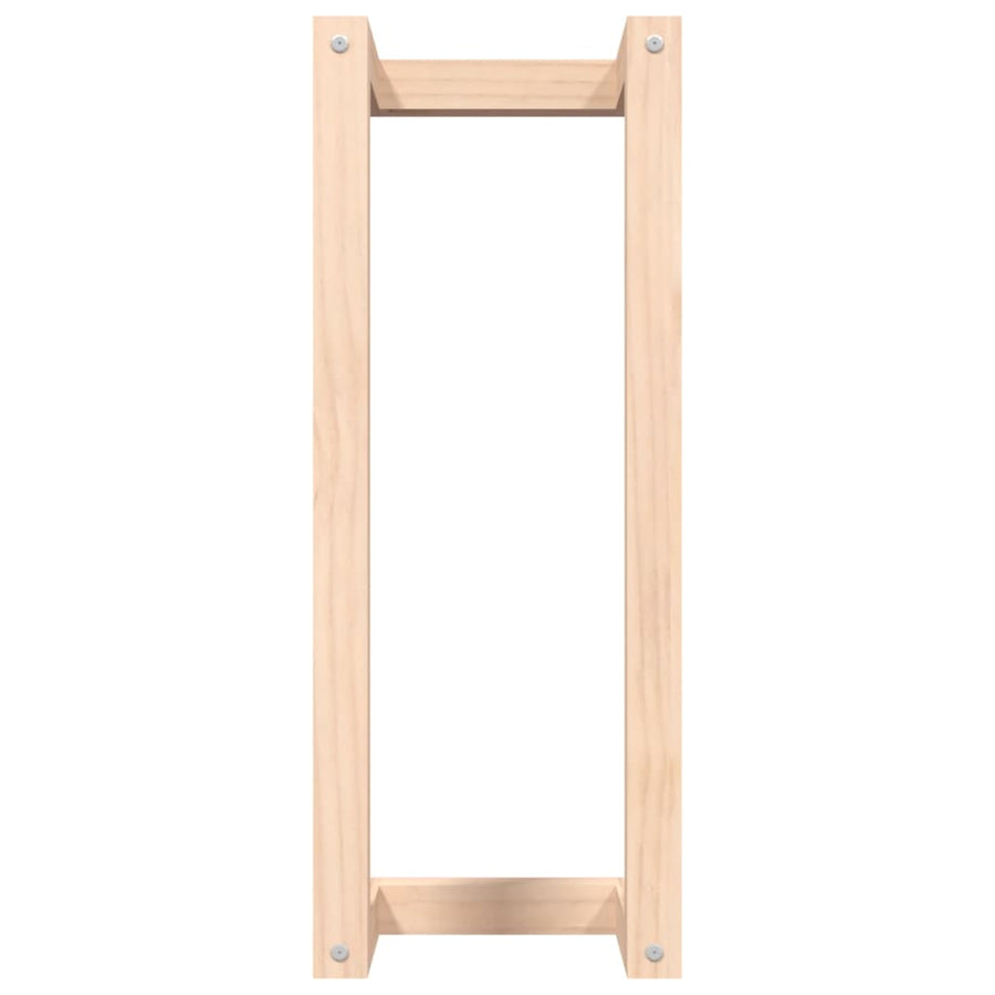 Handdoekenrek 23X18X60 Cm Massief Grenenhout 23 x 18 x 60 cm Naturel