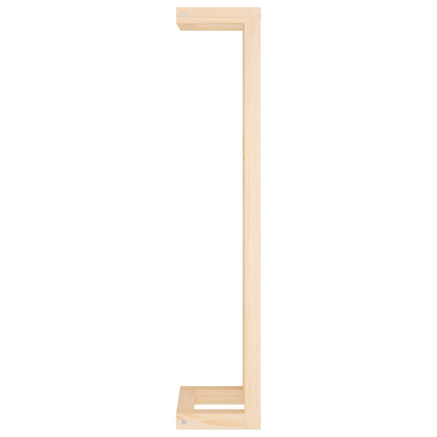 Handdoekenrek 23X18X90 Cm Massief Grenenhout 23 x 18 x 90 cm Naturel