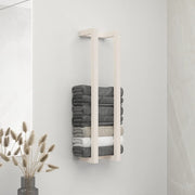 Handdoekenrek 90 cm massief grenenhout wit