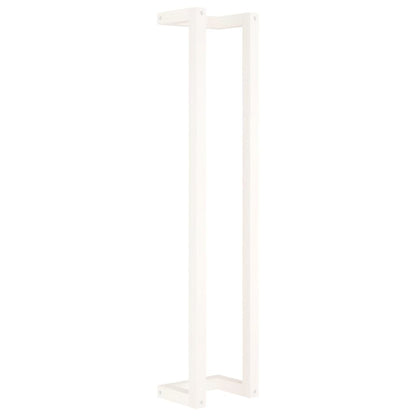 Handdoekenrek 23x18x110 cm massief grenenhout wit 23 x 18 x 110 cm Wit