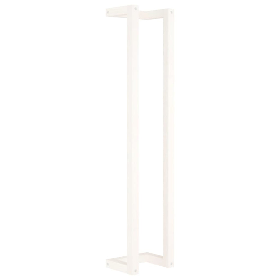 Handdoekenrek 23x18x110 cm massief grenenhout wit 23 x 18 x 110 cm Wit