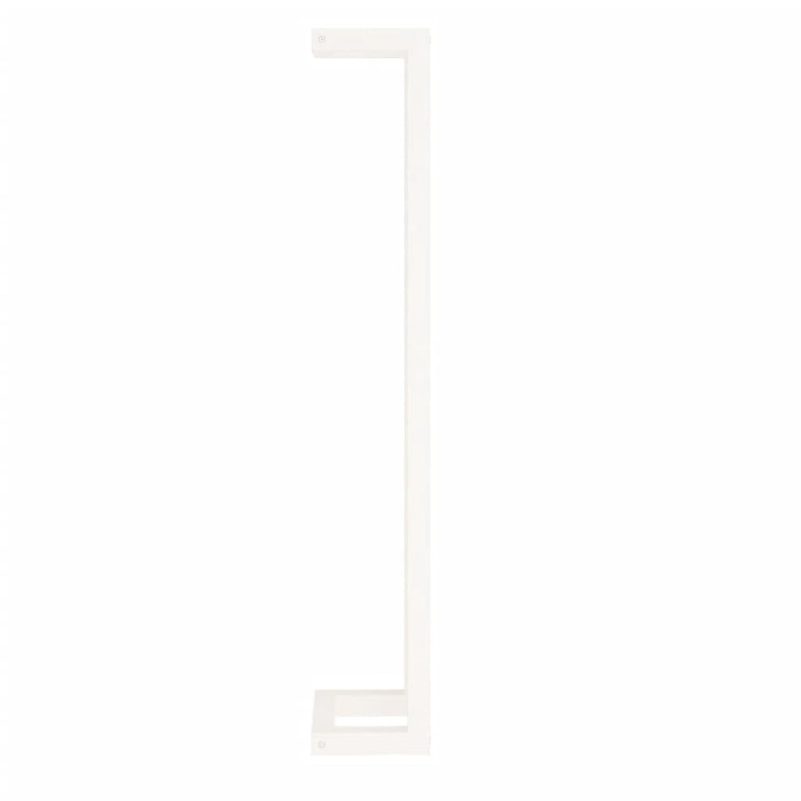 Handdoekenrek 23x18x110 cm massief grenenhout wit 23 x 18 x 110 cm Wit
