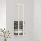 Handdoekenrek 110 cm massief grenenhout wit