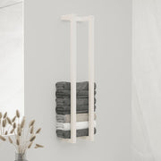 Handdoekenrek 110 cm massief grenenhout wit