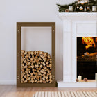 Firewood Rack 60 x 25 x 100 cm Solid Pine Honey Brown