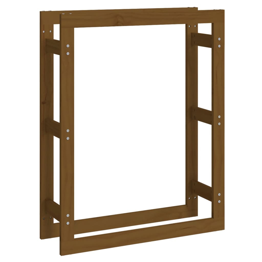 Haardhoutrek Massief Grenenhout 80 x 25 x 100 cm Honingbruin