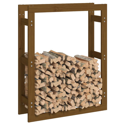 Haardhoutrek Massief Grenenhout 80 x 25 x 100 cm Honingbruin