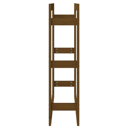 Haardhoutrek Massief Grenenhout 80 x 25 x 100 cm Honingbruin