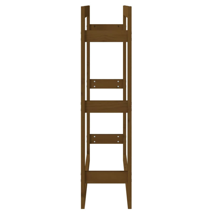 Haardhoutrek Massief Grenenhout 80 x 25 x 100 cm Honingbruin