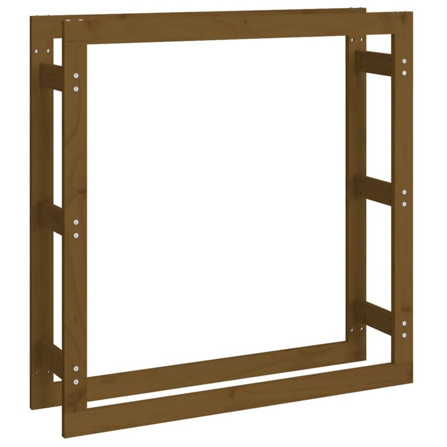 Haardhoutrek Massief Grenenhout 100 x 25 x 100 cm Honingbruin