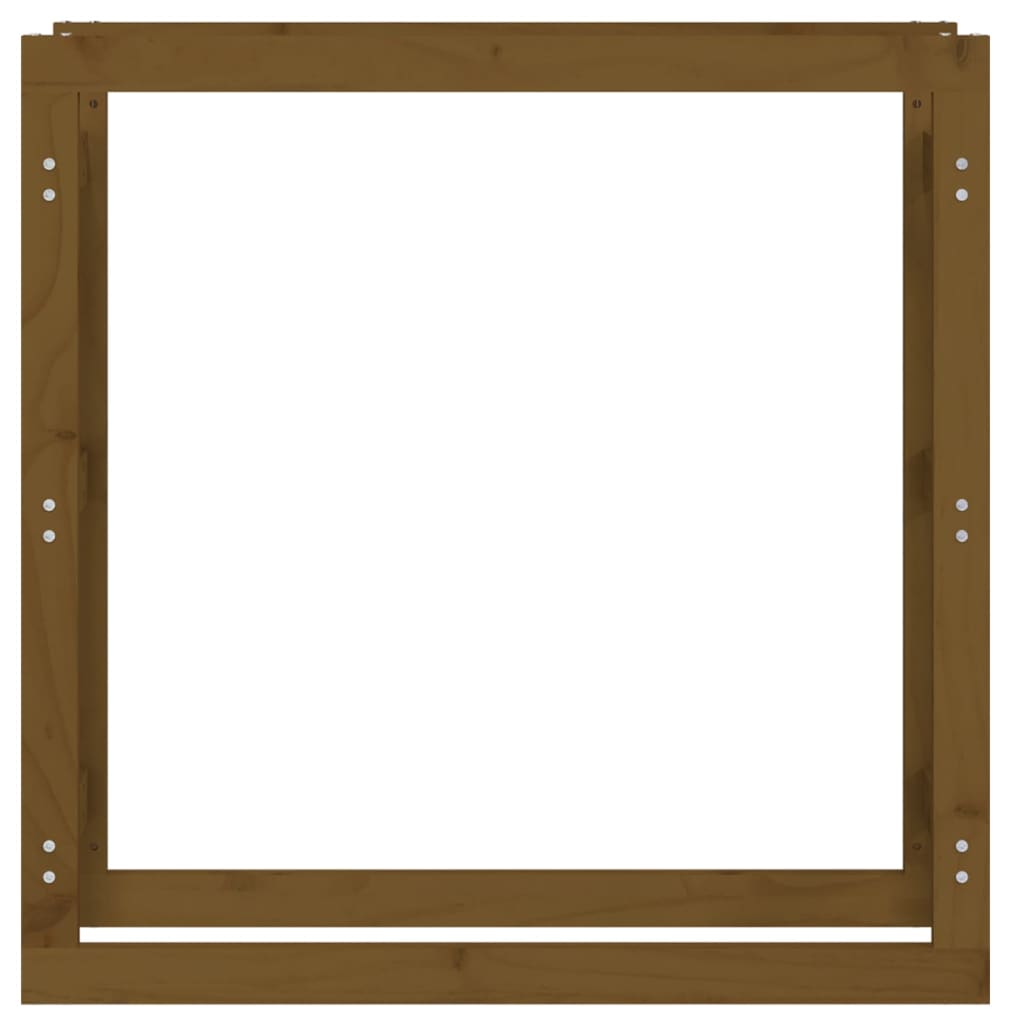 Haardhoutrek Massief Grenenhout 100 x 25 x 100 cm Honingbruin