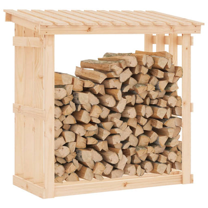 Haardhoutrek 108X64,5X109 Cm Massief Grenenhout 108 x 64.5 x 109 cm Naturel