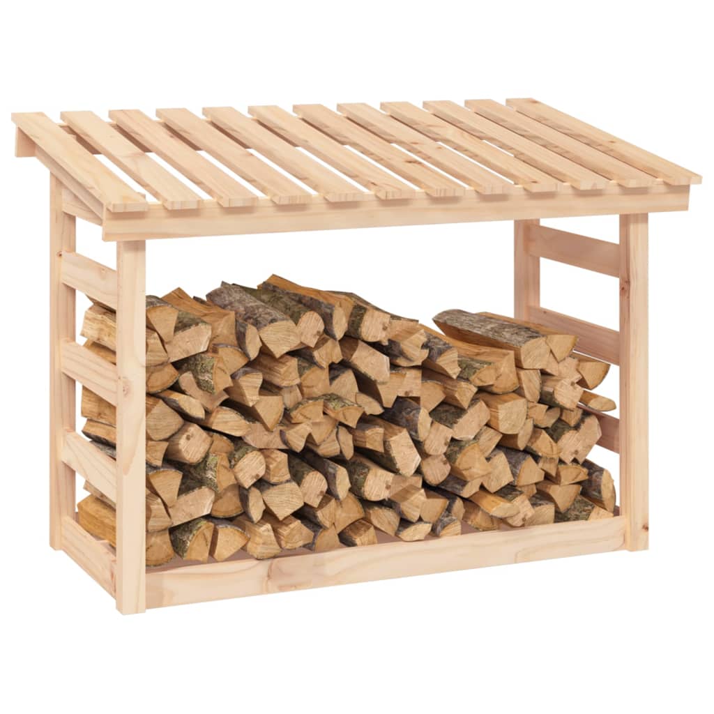 Haardhoutrek 108X64,5X78 Cm Massief Grenenhout 108 x 64.5 x 78 cm Naturel