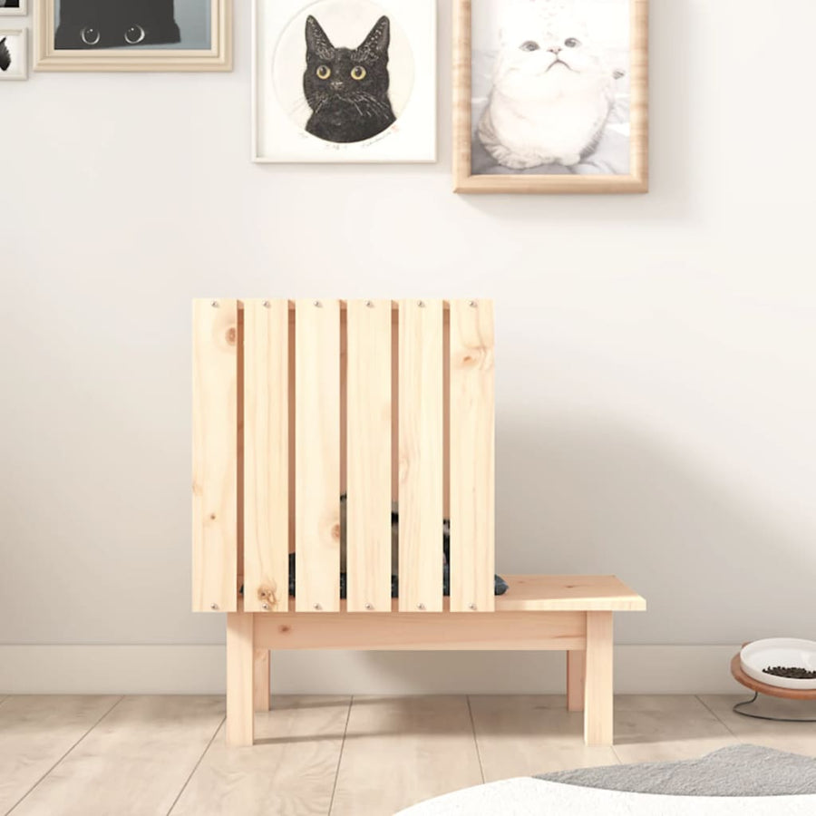 Kattenhuis 60X36X60 Cm Massief Grenenhout Naturel