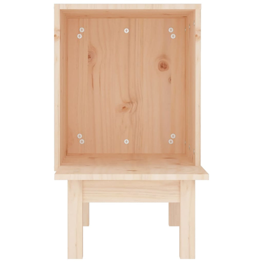 Kattenhuis 60X36X60 Cm Massief Grenenhout Naturel