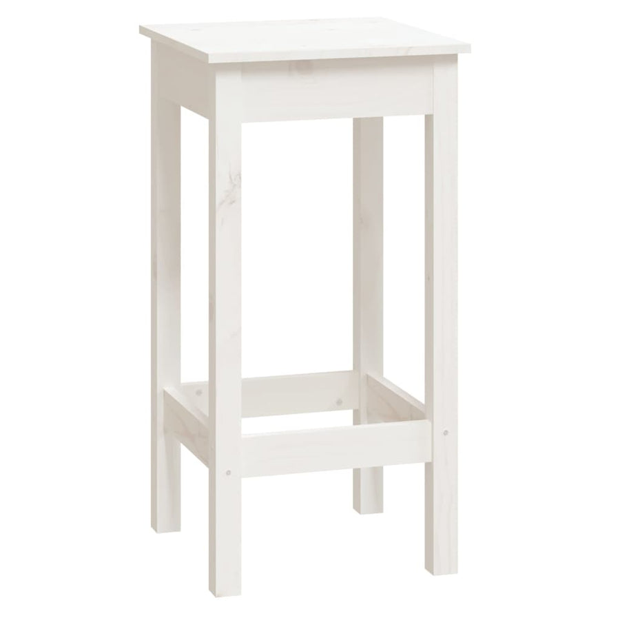 9-Delige Barset Massief Grenenhout Wit