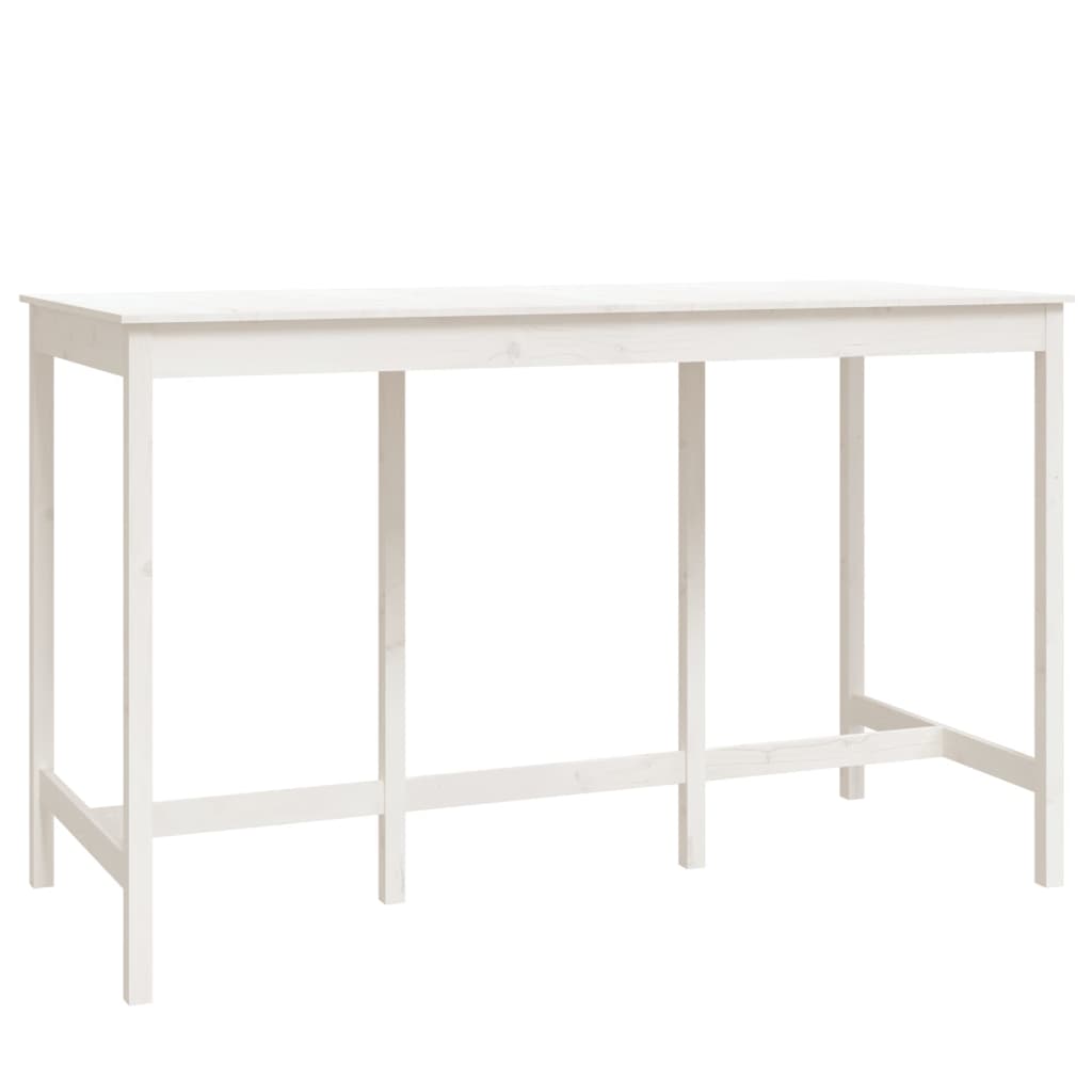 9-Delige Barset Massief Grenenhout Wit