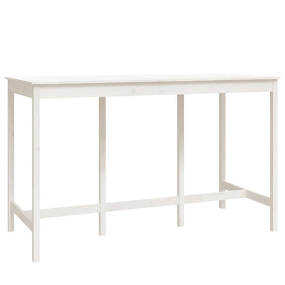 9-Delige Barset Massief Grenenhout Wit