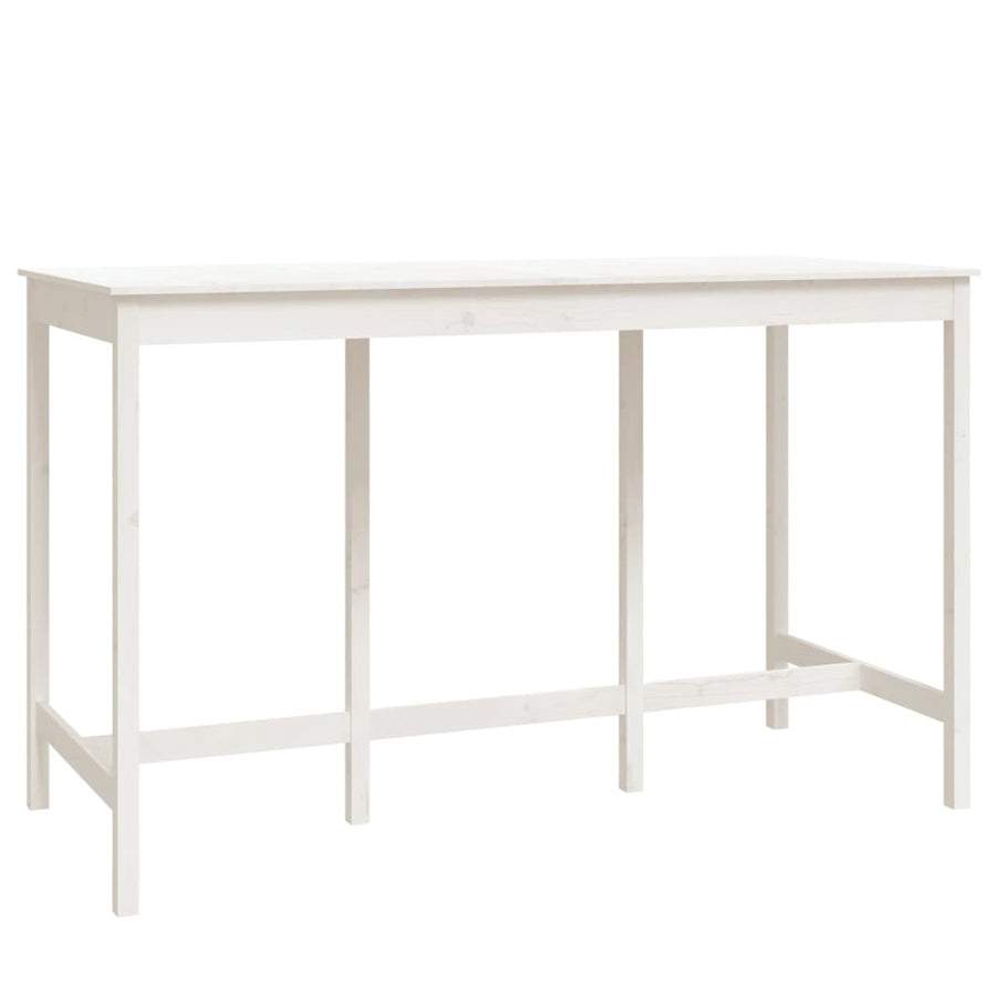 9-Delige Barset Massief Grenenhout Wit