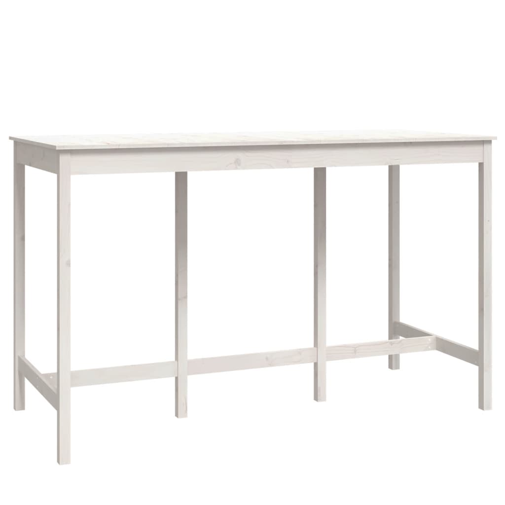 9-Delige Barset Massief Grenenhout Wit