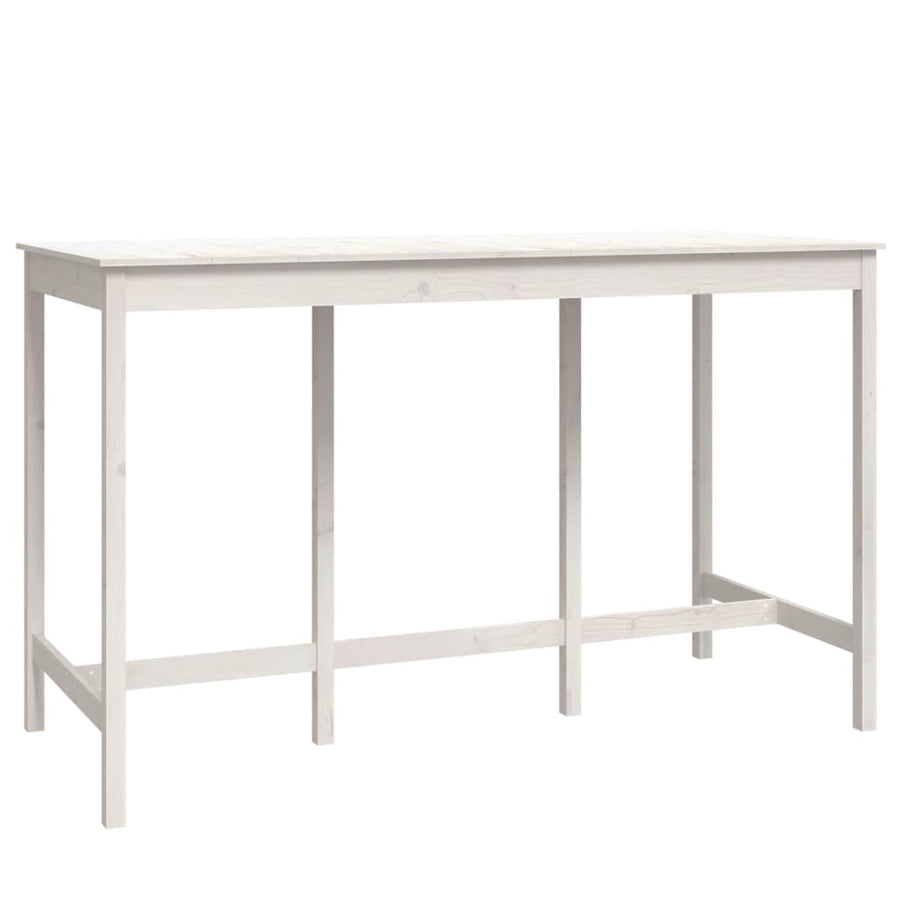 9-Delige Barset Massief Grenenhout Wit