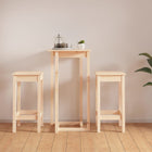 Barset massief grenenhout 3-delig