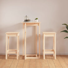 3-Delige Barset Massief Grenenhout