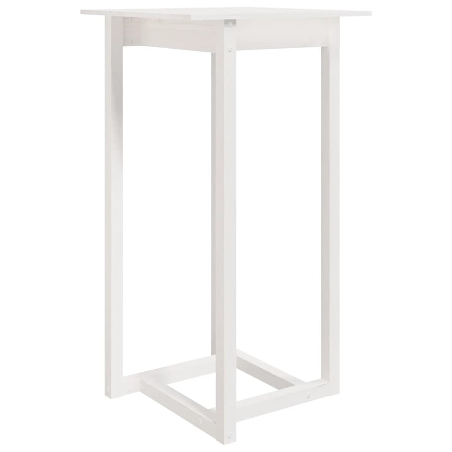 3-Delige Barset Massief Grenenhout Wit