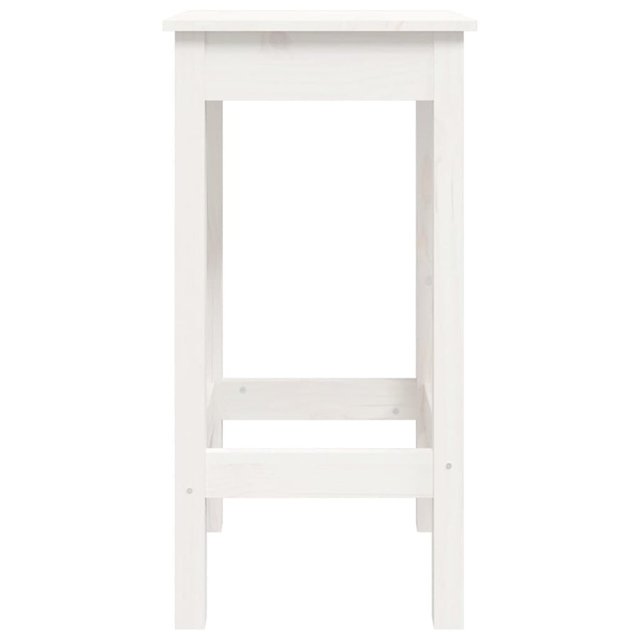3-Delige Barset Massief Grenenhout Wit