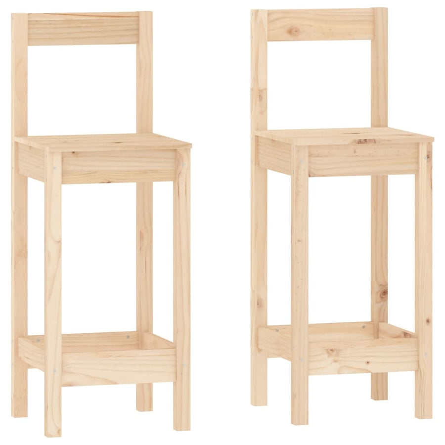 3-Delige Barset Massief Grenenhout