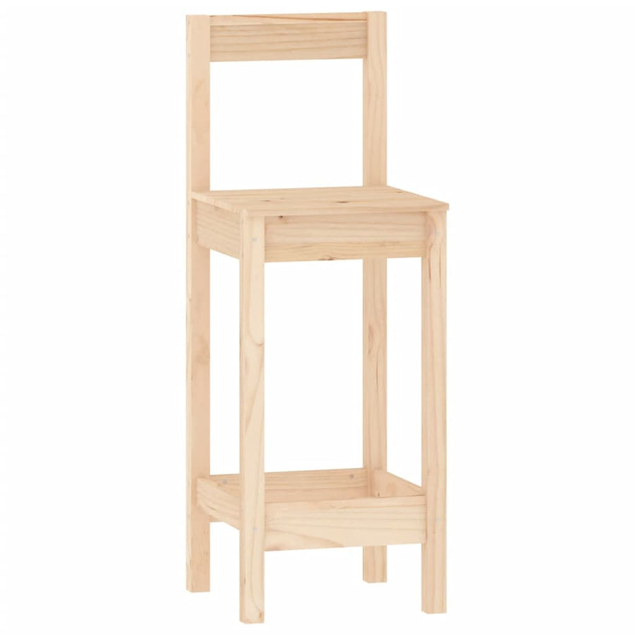 3-Delige Barset Massief Grenenhout
