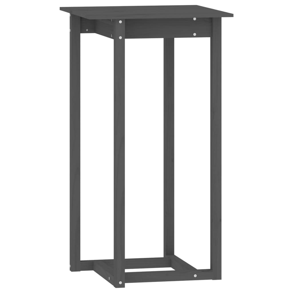 -Delige Barset Massief Grenenhout 3 Grijs