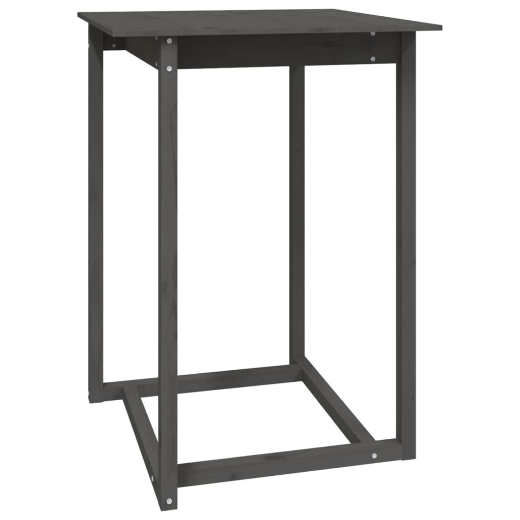 -Delige Barset Massief Grenenhout 5 Grijs