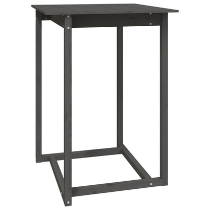 -Delige Barset Massief Grenenhout 5 Grijs