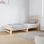 Slaapbank massief grenenhout 2x(90x190) cm