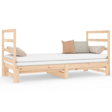 Slaapbank Uitschuifbaar Massief Grenenhout 2X(90X190) Cm