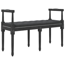 Bankje 110X40X70 Cm Fluweel Zwart