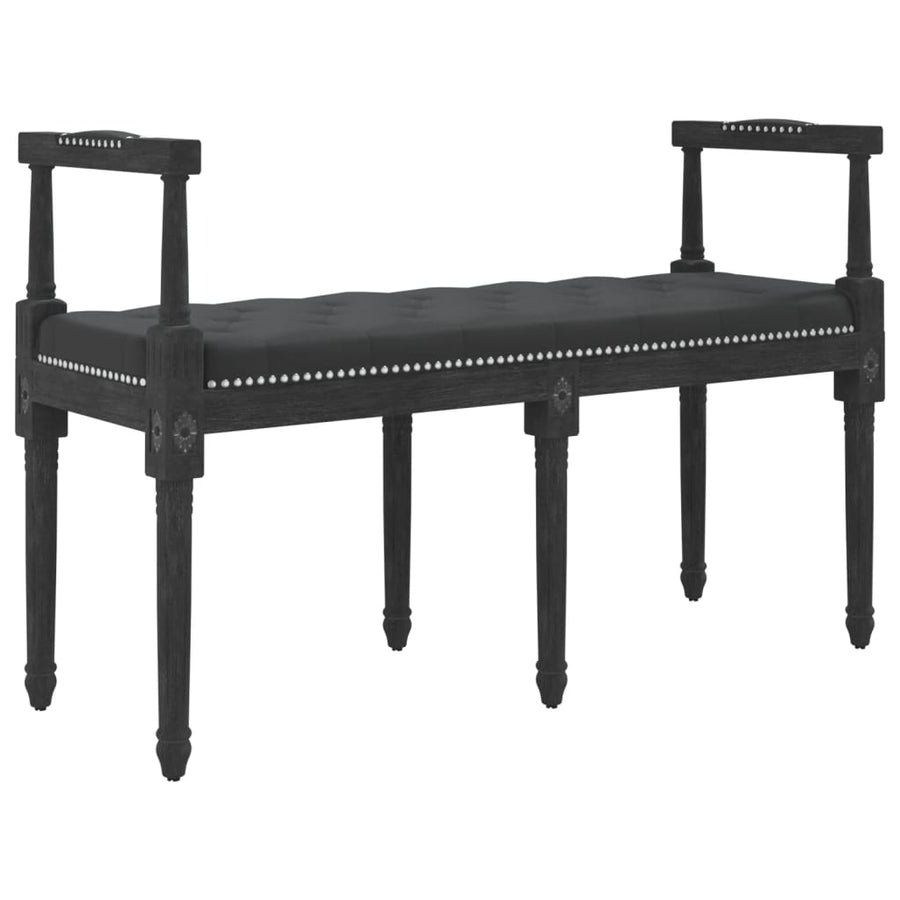 Bankje 110X40X70 Cm Fluweel Zwart