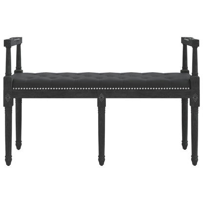 Bankje 110X40X70 Cm Fluweel Zwart
