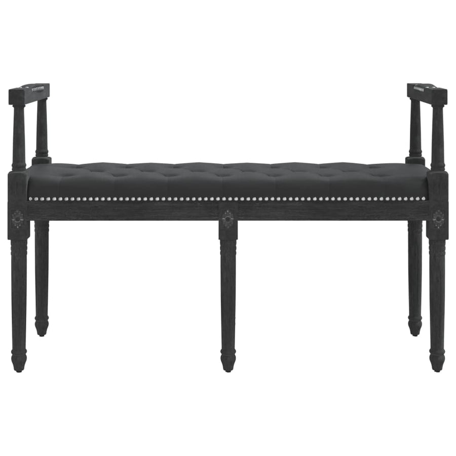 Bankje 110X40X70 Cm Fluweel Zwart