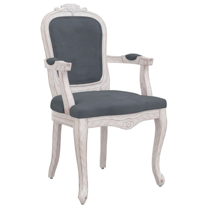 Eetkamerstoelen 2 st 62x59,5x100,5 cm fluweel donkergrijs