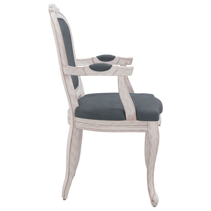 Eetkamerstoelen 2 st 62x59,5x100,5 cm fluweel donkergrijs