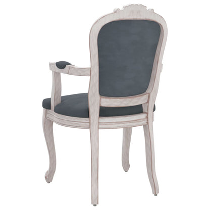 Eetkamerstoelen 2 st 62x59,5x100,5 cm fluweel donkergrijs