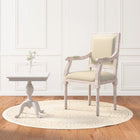 Fauteuil 54X59X99 Cm Linnen Beige