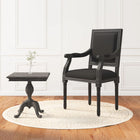 Fauteuil 54X59X99 Cm Fluweel Zwart