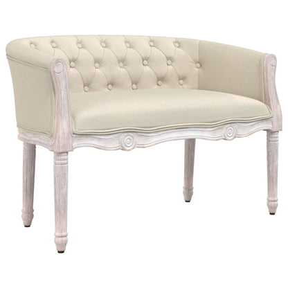 Bankje 98X56X69 Cm Linnen Beige